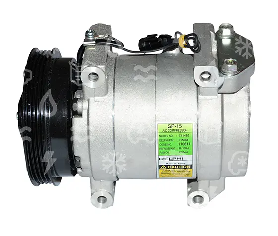 kompresor DELPHI SP15, PV4, 12V, OE: 6508922M91